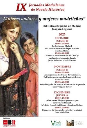 Vuelven las jornadas madrileñas de novela histórica bajo el título 