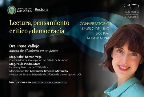 Irene Vallejo en Costa Rica