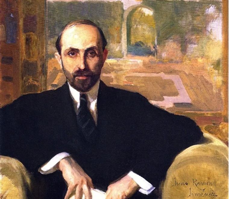Juan Ramón Jiménez retratado por Joaquín Sorolla en 1916