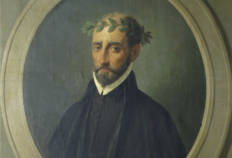 FERNANDO DE HERRERA [Retrato original de Manuel Cabral y Aguado Bejarano (1827-1890), pintor sevillano].