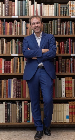 Luis Zueco en la Biblioteca Colombina