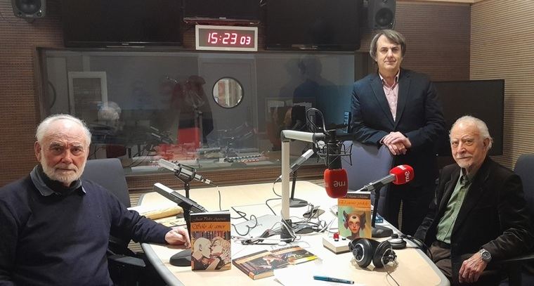 Juan Pedro Aparicio, Miguel Ángel de Rus y José María Merino