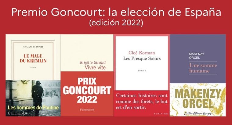 Obras finalista del Premio Goncourt: la elección de España