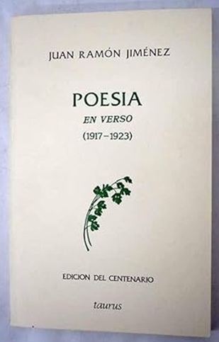 Poesía en verso
