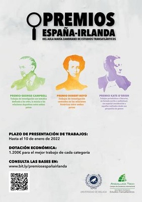 Se convocan los Premios Internacionales de Investigación España-Irlanda