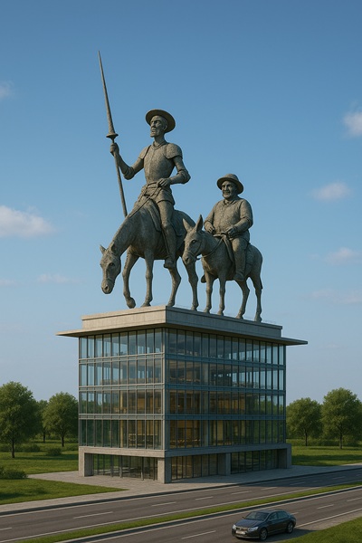 Recreación virtual del hipotético monumento