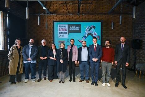 Responsables de la 2ª feria del cómic en Matadero Madrid