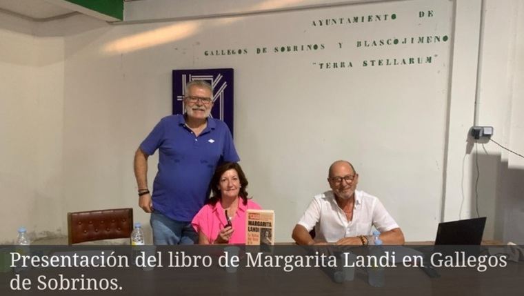 Presentación de 'Margarita Landi. La rubia del velo y la pistola' en Gallegos de Sobrinos