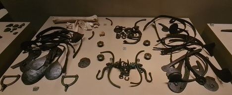 Herramientas de la tumba de Filipo II de Macedonia