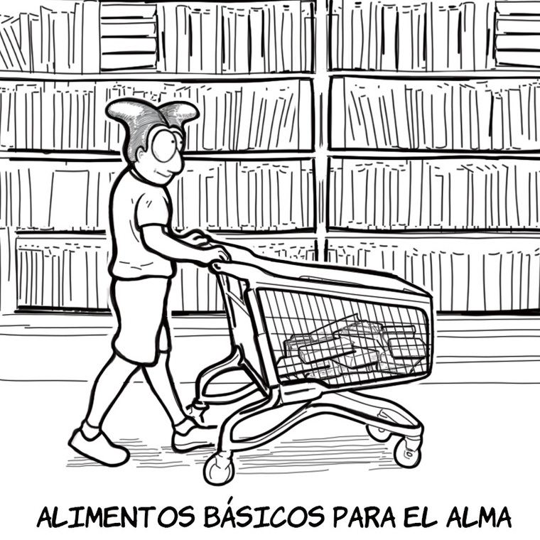 Los libros son alimentos básicos para el alma

