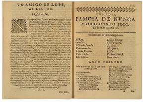 El Ayuntamiento de Madrid exhibe la más completa colección de primeras ediciones  de Lope de Vega 