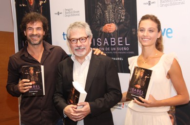 Rodolfo Sancho, Martín Maurel y Michelle Jenner