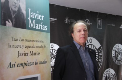 Javier Marías presenta su novela “Así empieza lo malo”