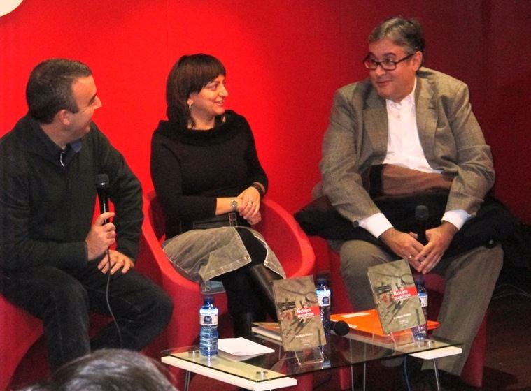 Lorenzo Silva, Eva María Medina y Juan Manuel de Prada