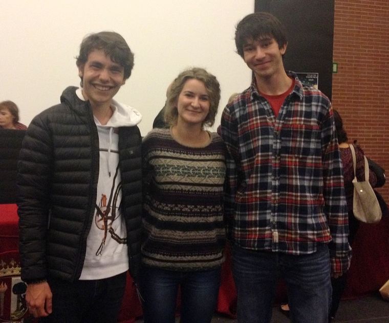 Carlos Iglesias (Izq), Candela Dessal y Daniel Pérez