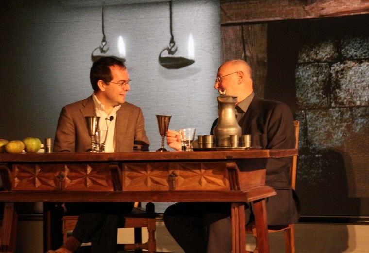 Javier Sierra y Juan Eslava Galán