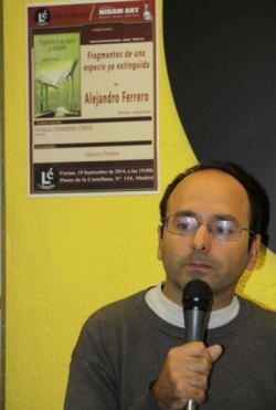 El autor, Alejandro Ferrero (Fotos: José Belló Aliaga)