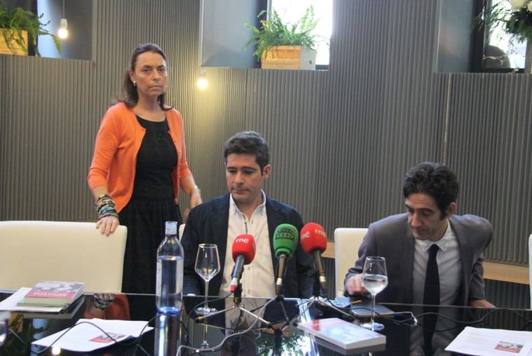 Ana Gavín, Francisco Reyero e Ignacio Garmendia