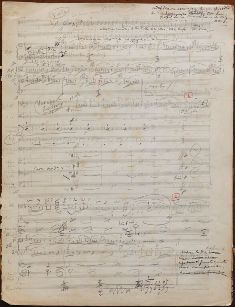 Manuscrito de El retablo de maese Pedro. Museo Ignacio Zuloaga- Castillo de Pedraza