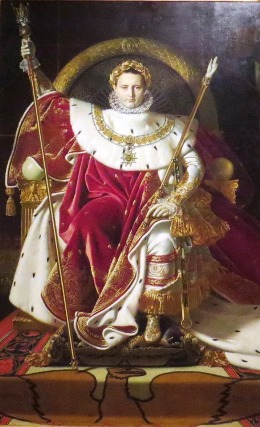 Napoleón I en su trono imperial