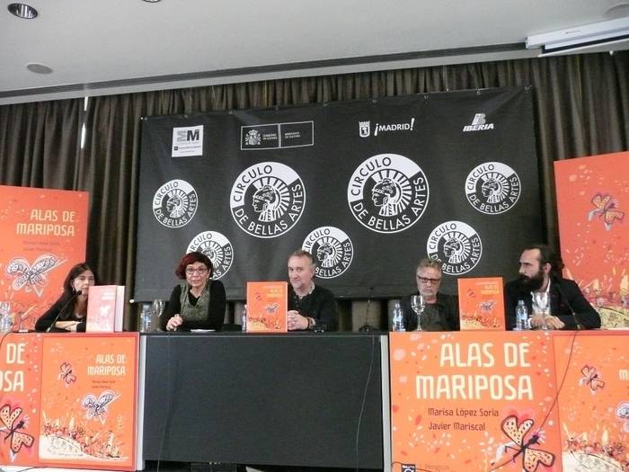 Marisa López Soria, Fernando (padre de Nadia), Javier Mariscal y Jorge Martínez