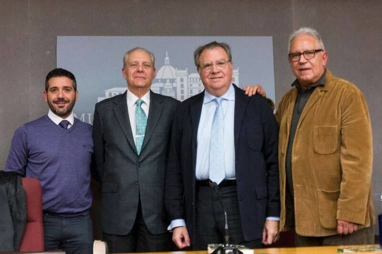 Guillermo Carnero, Sergio Arlandis, Jaime Siles y Fernando Delgado