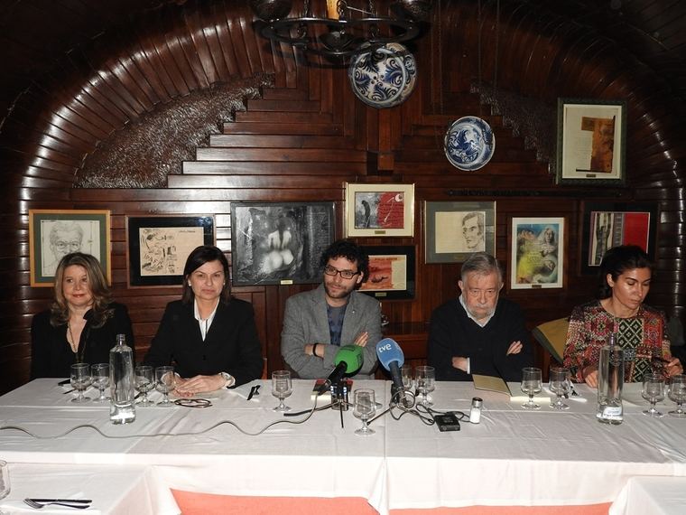 Mercedes Monmany, Montserrat López Moro, Miguel Ángel González, José María Guelbenzu y Ofelia Grande
