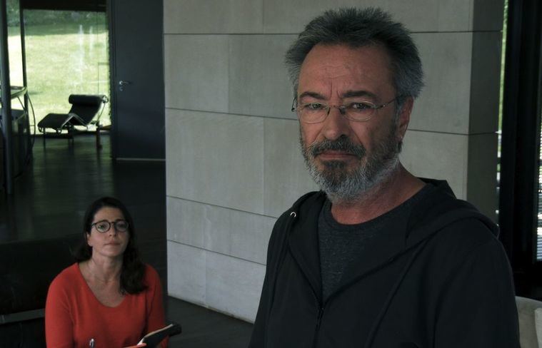 Nora Navas y Óscar Martínez