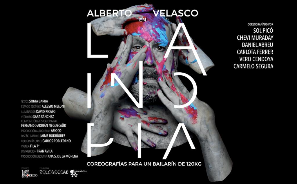 Alberto Velasco presenta "La inopia", coreografías para un bailarín de 120 kg.