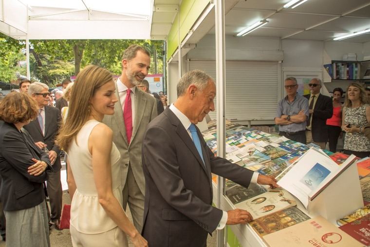 Los reyes de España y Marcelo Rebelo de Sousa, presidente de Portugal