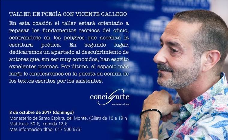 Taller de Poesía con Vicente Gallego