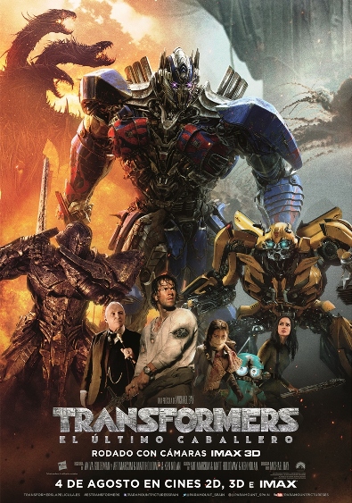 “Transformers: el último caballero”, dirigida por Michael Bay