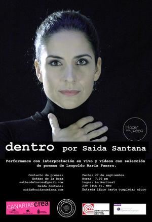 Saida Santana estrena la performance multimedia "dentro"
