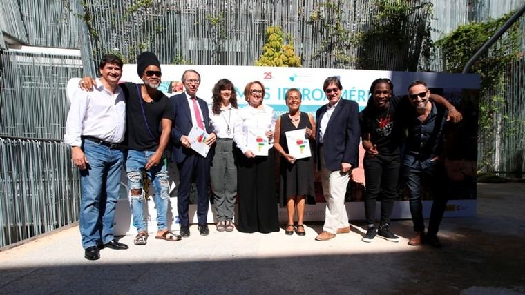 José Luis Sanz, Carlinhos Brown, José Antonio Vera, Mariela Besuievsky, Rebeca Grynspan, Susana Baca, Jaime Abello Banfi, Duván Arizala, Jorge Drexler