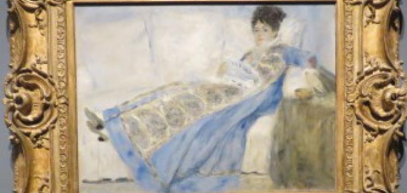 Retrato de la mujer de Monet, hacia 1872- 1874