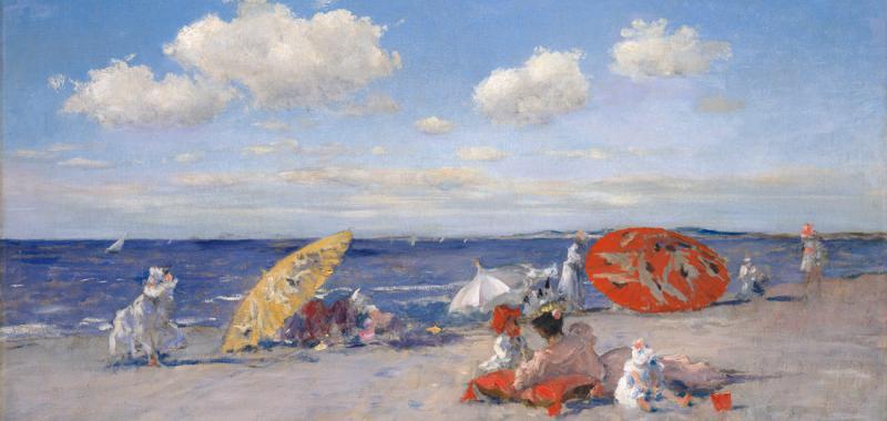 At the seaside. William Merrit Chase