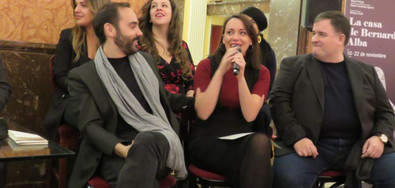 Carmen Romeu (Adela), durante su intervención