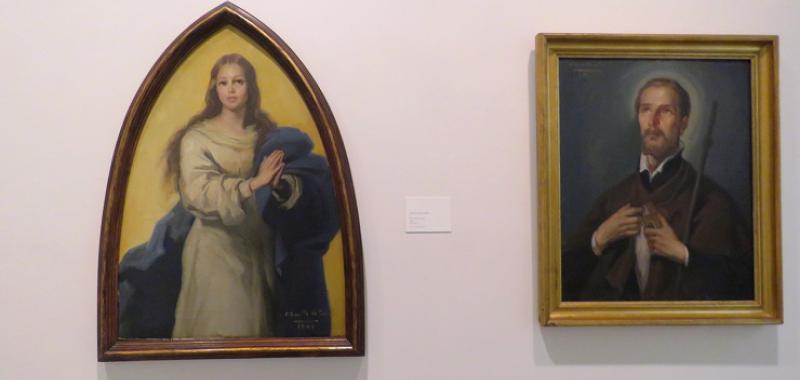 María Inmaculada. 1949 y San Francisco Javier. 1956