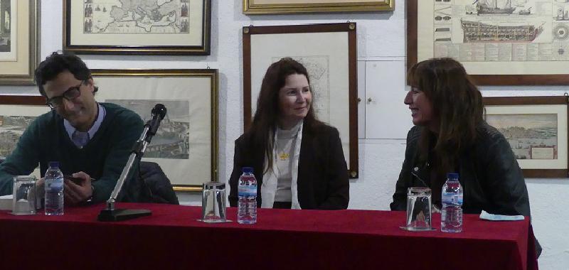 Domingos Amaral y Amaia Iglesias presentan a Vic Echegoyen en la librería Ferin