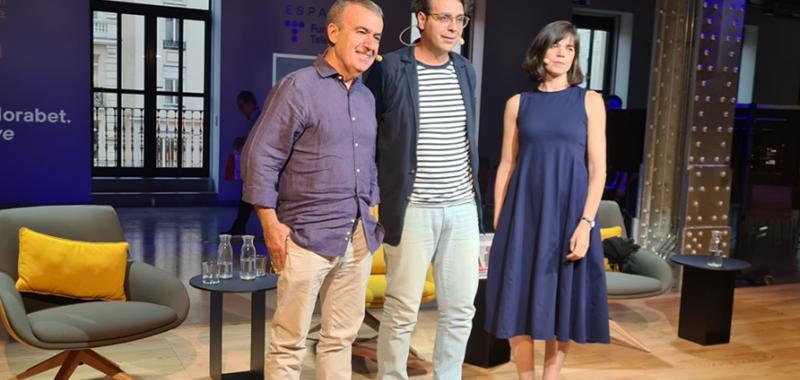 Lorenzo Silva, Mohamed El Morabet y Lara Moreno
