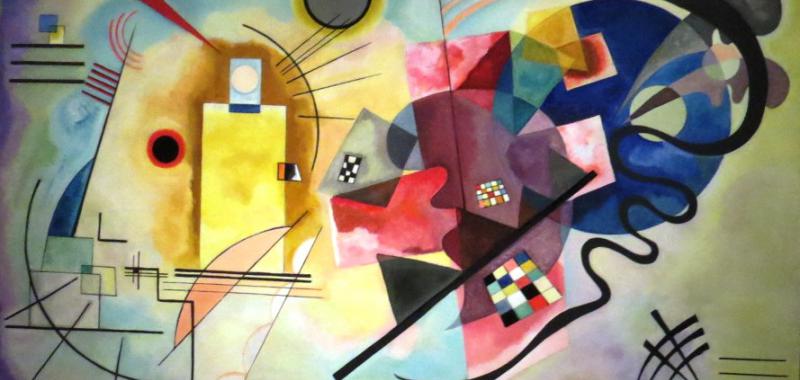 Amarillo-rojo-azul. 1925