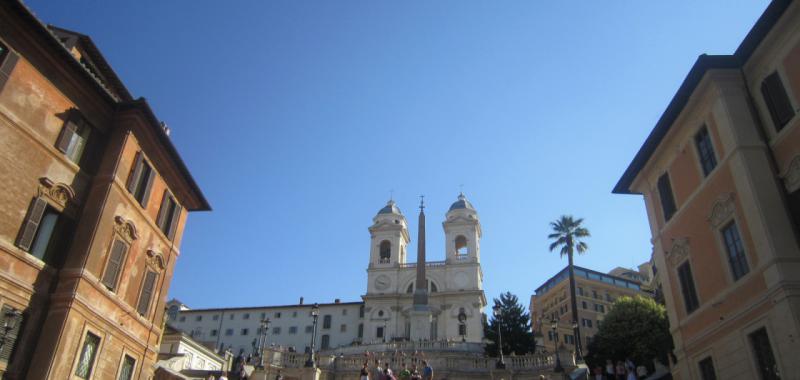 Las escalinatas de la Trinità dei Monti